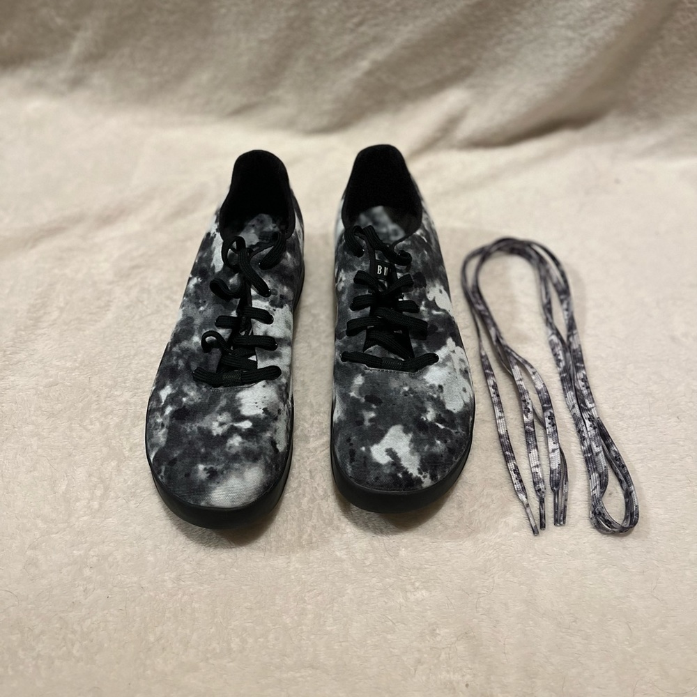 NoBull Canvas black tie die Trainers